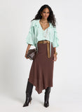 LE LIS BLANC - Blusa Mabel Babados Verde Claro