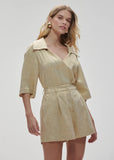 ALPHORRIA - Short Alfaiataria Bolso Faça Dourado