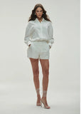 ALPHORRIA - Shorts Alfaiataria Linho OFF White