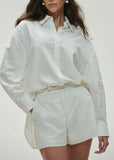 ALPHORRIA - Shorts Alfaiataria Linho OFF White