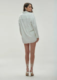 ALPHORRIA - Shorts Alfaiataria Linho OFF White