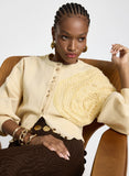 LE LIS BLANC - Blusa Aura Amarelo Claro