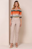 ONE UP - Calça Toquio Camel Bege