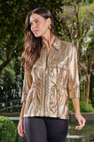 ONE UP - Parka Gold Dourado