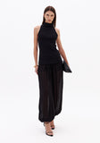 La Moda - Calça Ballon Cintura Media Preto - Verão 27