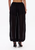 La Moda - Calça Ballon Cintura Media Preto - Verão 27