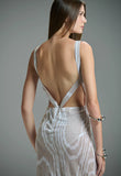 CAOS - Vestido Mídi de Tule com Transfer Organic Estampado