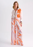 ALPHORRIA - Camisa Pintura A Mão OFF White Estampado