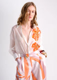 ALPHORRIA - Camisa Pintura A Mão OFF White Estampado
