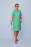SCALON - Vestido Curto Endro Verde
