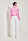 AVE RARA - Camisa Libia C F Off/Dourado e Rosa