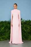 AGILITÀ - Vestido Longo Stella C/ Capa Cerejeira
