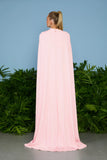AGILITÀ - Vestido Longo Stella C/ Capa Cerejeira