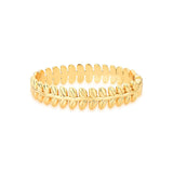 SAMÔ - Bracelete Folhas Dourado