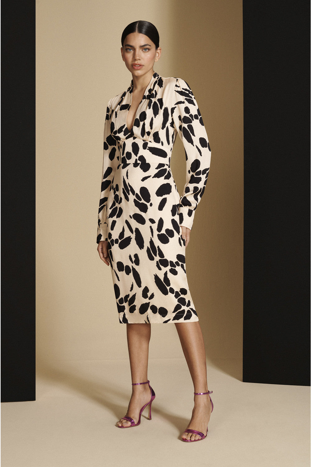 CHOLET Vestido Midi Dalmata - Main Image