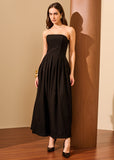 ALPHORRIA - Vestido Longo Detalhe Em Perdaria