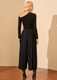 ALPHORRIA - Blusa M/L Detalhe Laser Ombro Preto