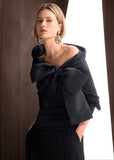 ALPHORRIA - Blusa Detalhe Laço Preto