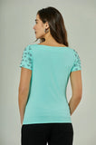 ONE UP - Blusa Aruba Swa Tiger Verde Estampado