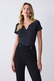 ONE UP - Blusa Black Swa Jet Preto