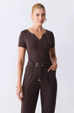 ONE UP - Blusa Brown C/ Swa Marrom