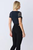 ONE UP - Blusa Cetim Black C/ Gold