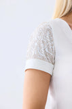 ONE UP - Blusa Cetim OFF C/ Gold