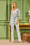 ONE UP - Blusa Cindy Estampada - Verão 27