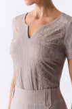 ONE UP - Blusa Danny Bege