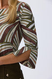 ONE UP - Blusa Glaucia Marrom