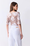ONE UP - Blusa Letiza Letiza Bege