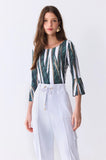 ONE UP - Blusa Madalena Verde
