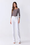 ONE UP - Blusa Pois Brown / White Pois Brown / White Marrom