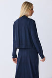 ONE UP - Bolero New Dark Jeans C/ Silver / Cristal New Dark Jeans Marinho
