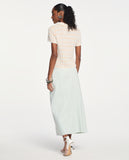 LAFORT - Blusa Gola Polo Nikki Tweed OFF White