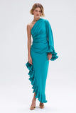 PATBO - Vestido Midi Verde Escuro