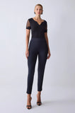 ONE UP - Calça Black C/ Mesh Preto