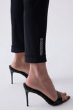ONE UP - Calça Black Swa White Preto