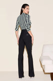 ONE UP - Calça Couro Black Basic Preto