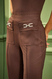 ONE UP - Calça Dark Brown