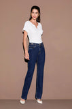 ONE UP - Calça Jeans Fivela Cristal Azul