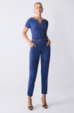 ONE UP - Calça New Blue Jeans C/ Gold Blue Jean Azul