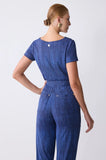 ONE UP - Calça New Blue Jeans C/ Gold Blue Jean Azul