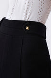 ONE UP - Calça Paris Black Spikes Gold Preto