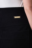 ONE UP - Calça Paris Black Spikes Gold Preto