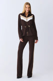 ONE UP - Calça Paris New Brown C/ Almond Marrom