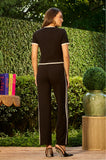 ONE UP - Calça Tricot Black C/ OFF - Verão 27