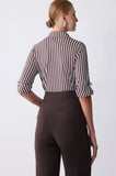 ONE UP - Camisa Camilla Marrom
