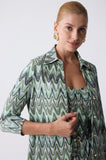 ONE UP - Camisa Chemise Fiorella Verde