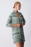 ONE UP - Camisa Chemise Fiorella Verde